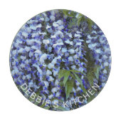 Lila Hangwisteria Personalisiert Schneidebrett (Vorderseite)