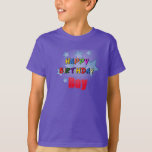 Lila Happy Birthday Boy Kids' T - Shirt<br><div class="desc">Feiern Sie stilvoll mit diesem Happy Birthday Boy Kids' T - Shirt in lebendiger lila! Dieses Shirt ist für Komfort und Spaß konzipiert und eignet sich hervorragend, um Ihren Kleinen an ihrem großen Tag ein ganz besonderes Gefühl zu geben. Mit kühnen Schriftzeichen und festlichem Design ist es eine hervorragende Wahl...</div>