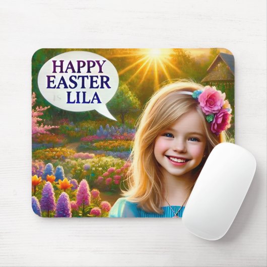 LILA ~ HAPPY EASTER ~ MOUSEPAD (Mit Mouse)