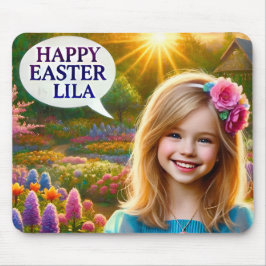 LILA ~ HAPPY EASTER ~ MOUSEPAD