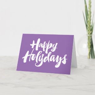 Lila Happy Holydays Ferien Christlich Weihnachten