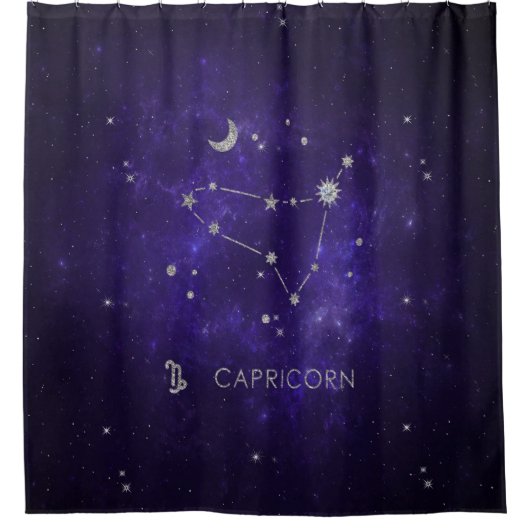 Lila Hartkorn | Astrologie Horoskop Duschvorhang (Vorderseite)