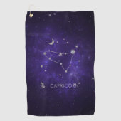 Lila Hartkorn | Astrologie Horoskop Golfhandtuch (Vorderseite)