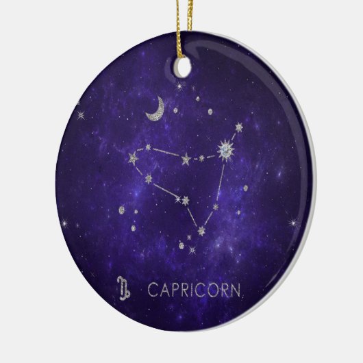 Lila Hartkorn | Astrologie Horoskop Keramik Ornament (Links)