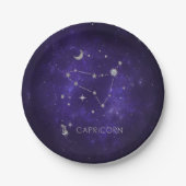 Lila Hartkorn | Astrologie Horoskop Pappteller (Vorderseite)