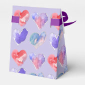 Lila Harzen mit Violett 5 - Packung Geschenkschachtel (Rückseite)