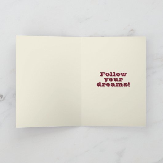 Lila hast du es getan! Abschluss-Karte Karte (Innenseite)