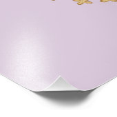 lila Haus Fotodruck (Ecke)