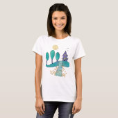 lila Haus T-Shirt (Vorne ganz)