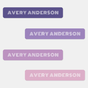 Lila hautsicheres kindersicheres kindersicheres Ki Etiketten