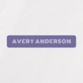 Lila hautsicheres kindersicheres kindersicheres Ki Etiketten (Design 1)