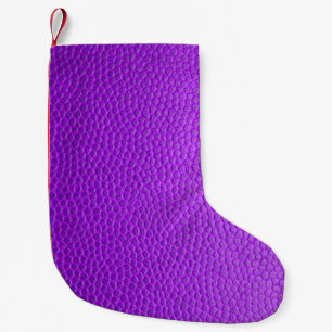 Lila Hautstruktur Kleiner Weihnachtsstrumpf
