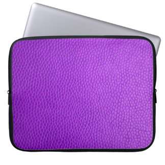 Lila Hautstruktur Laptopschutzhülle