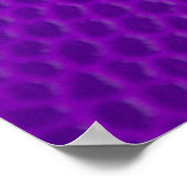 Lila Hautstruktur Poster (Ecke)