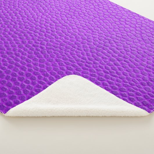 Lila Hautstruktur Sherpadecke (3/4)