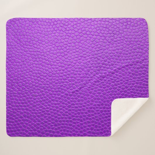 Lila Hautstruktur Sherpadecke (Vorderseite (Horizontal))