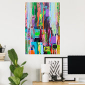 Lila Haze 24 x 36 Poster (Heimbüro)