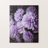 Lila Haze Chrysanthemas Puzzle (Vertikal)