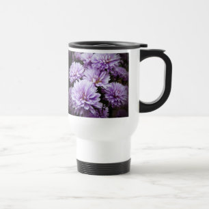 Lila Haze Chrysanthemas Reisebecher