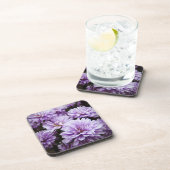 Lila Haze Chrysanthemas Untersetzer (Rechte Seite)