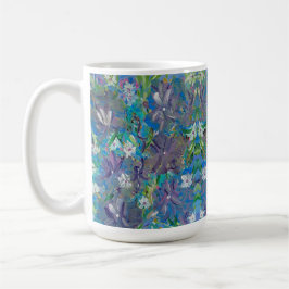 Lila Haze Floral Coffee Tasse