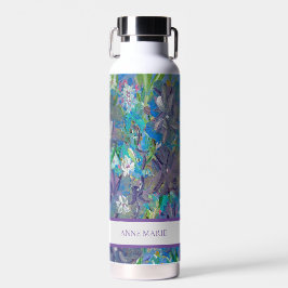 Lila Haze Floral Gebrauchtes Wasser Flasche
