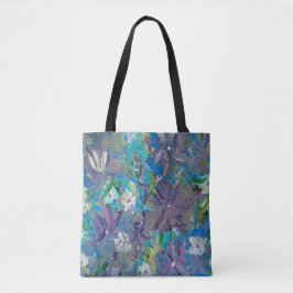Lila Haze Floral Totbeutel Tasche