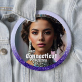 Lila Haze Glitz Custom Pageant Button Button (Beispiel)