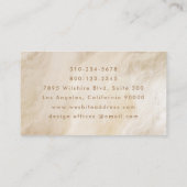 Lila Haze Haar Makeup Stylist Visitenkarte (Rückseite)