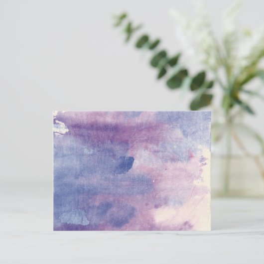 Lila Haze II Postkarte (Stehend Vorderseite)