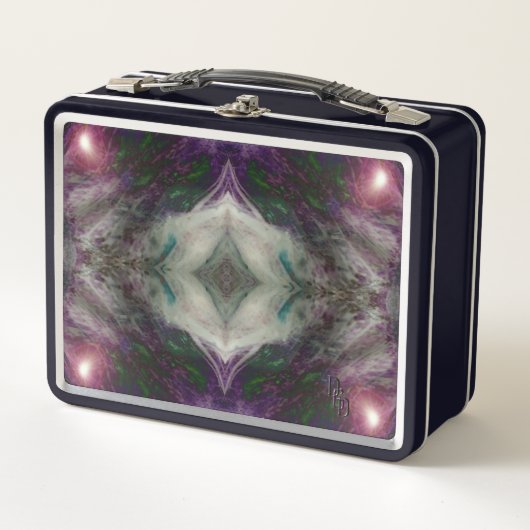 Lila Haze Metall Brotdose (Vorderseite)