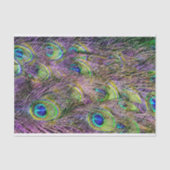 lila Haze Pfauenfedern Seidenpapier (Vorderseite)