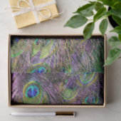 lila Haze Pfauenfedern Seidenpapier (Geschenk)