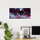 Lila Haze Poster (Heimbüro)