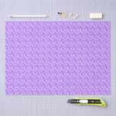 Lila Haze-Quadrate Seidenpapier (Handwerk)