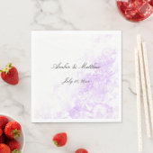 "Lila Haze" Serviette (Beispiel)