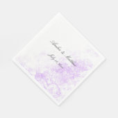 "Lila Haze" Serviette (Ecke)