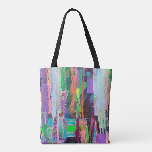 Lila Haze Tote Bag Tasche (Rückseite)