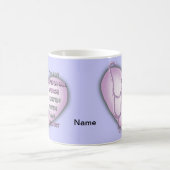Lila Heart Ausnahmeschwester Kaffeetasse (Mittel)
