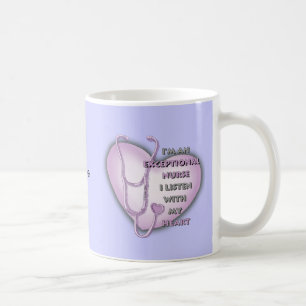 Lila Heart Ausnahmeschwester Kaffeetasse