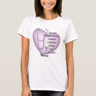 Lila Heart Ausnahmeschwester T-Shirt