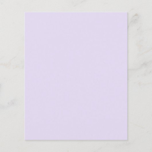 Lila Heart Calender Budget Hochzeit speichern Sie (Rückseite)