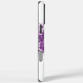 Lila Heart Leaf Tree Mrs. Bride Case-Mate iPhone Hülle (Rückseite / Rechts)