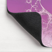 Lila Heart Mousepad (Ecke)