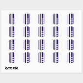 Lila Heart Stickers (Blatt)