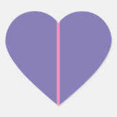 Lila Heart Stickers (Vorderseite)