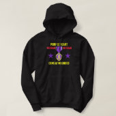 Lila Heart Vietnam Veteran Hoodie (Design vorne)