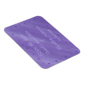 Lila Hearts Blended Lila Speichern Sie die Datumsm Magnet (Rechte Seite)