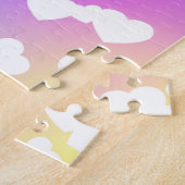 Lila Hearts GYMNASTICS PUZZLE Personalisiert (Seite)