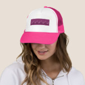 Lila Hearts Hat Truckerkappe (Beispiel)